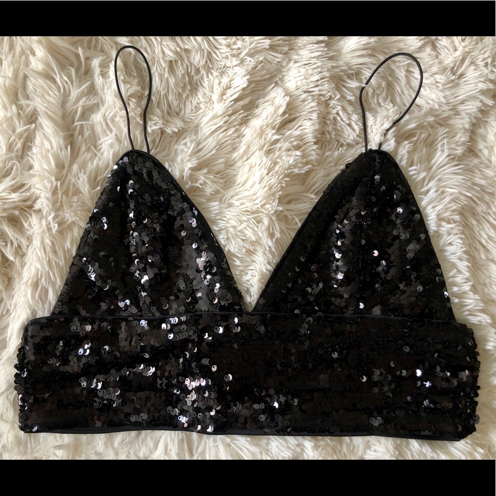 Sequin bralette